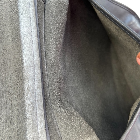 Vintage 90's Coach Legacy Crossbody Black Leather Flap Crossbody Messenger Purse - Picture 9 of 13